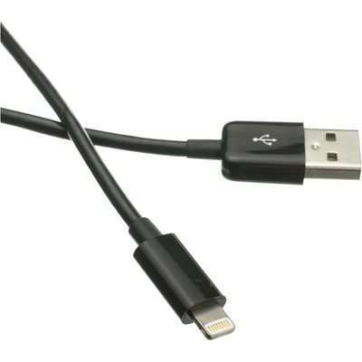 C-Tech CB-APL-10B USB 2.0 Lightning (IP5 a vyšší) nabíjecí a synchronizační, 1m
