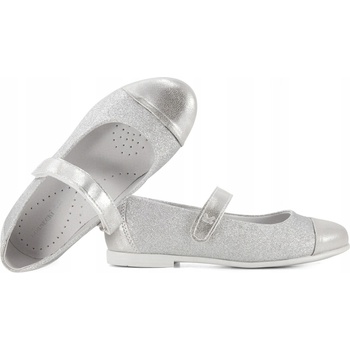 Kornecki 6098 dievčenské balerínky strieborné