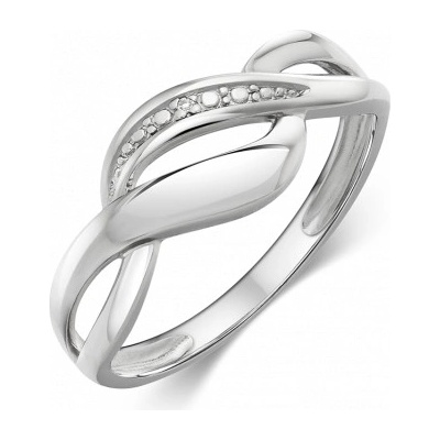 Sofia stříbrný propletený prsten se zirkony DOZJJP-RDA-8H