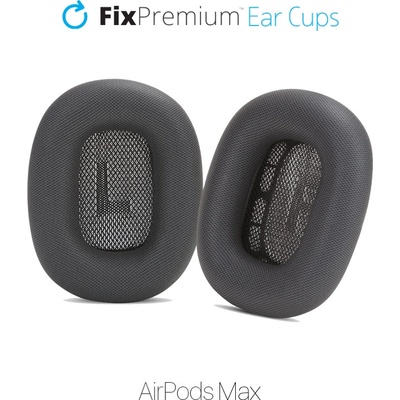 FixPremium náhradné náušníky pre Apple AirPods Max (Eco-Leather) space gray