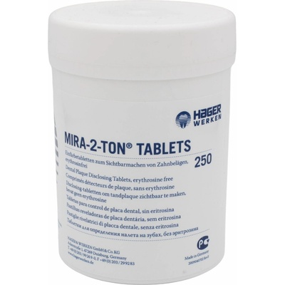 Miradent Mira-2-Ton tablety na indikáciu plaku 250 ks