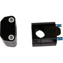 Sada na zvýšení řídítek + 35 mm (průměr 22 28,6 mm) vč. šroubů, RTECH (černá)