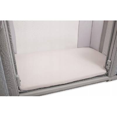 BABYMATEX Mušelínové prostěradlo s gumou béžové 58x110x8