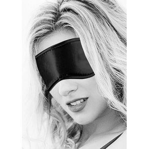 Ouch! Satin Eye-Mask Black