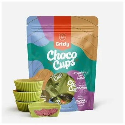 Grizly Choco Cups matcha & malina 120 g