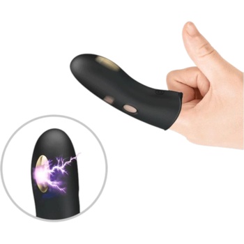 Pretty Love Marico - електростимулиращ вибратор за пръсти (черен)