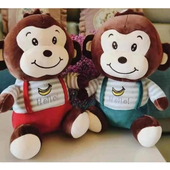 Image 1 of Armtoys ПЛЮШЕНА МАЙМУНА С ГАЩЕРИЗОН 30 СМ 2 ЦВЯТА