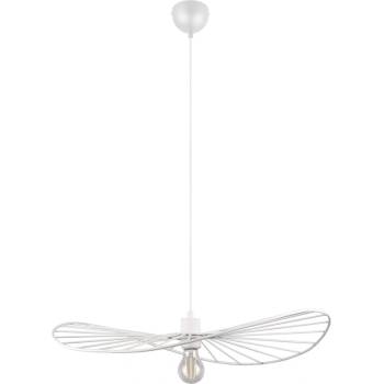 Reality Бяло висящо осветително тяло ø 60 cm Chapeau - Reality (R31451031)