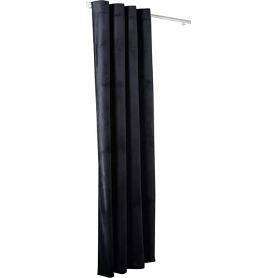 Záves s riasiacou páskou Velvet, zatemňujúci, 245 × 135 cm, čierny, 122752