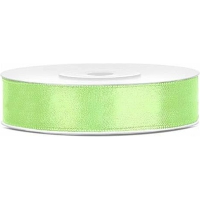 Saténová stuha pistáciová 12 mm x 25 m