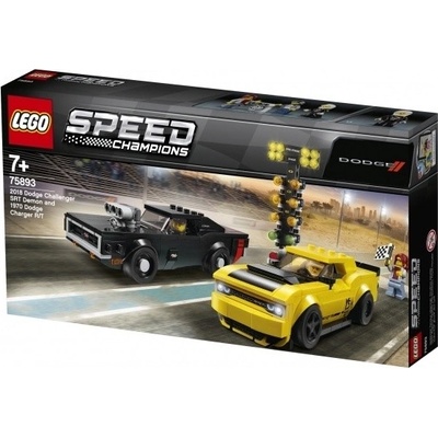 LEGO® Speed Champions 75893 2018 Dodge Challenger SRT Demon a 1970 Dodge Charger R/T