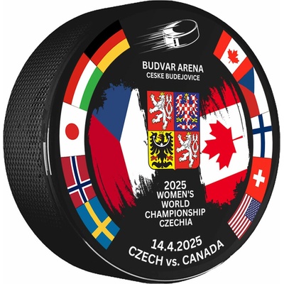 Puk Ice Hockey Women's World Championship Czechia MS 2025 Dueling Czechia vs. Canada – Zboží Mobilmania