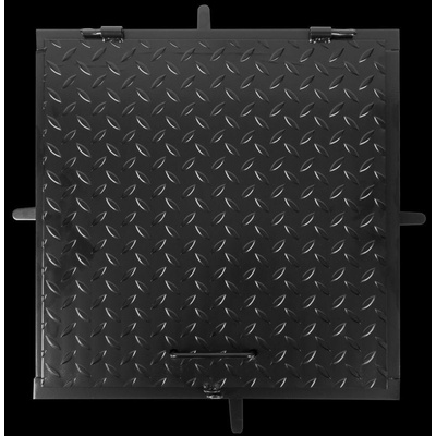 Strend Pro Kanálový poklop MC80, 800x800 mm, čierny, max. zaťaženie 150 kg