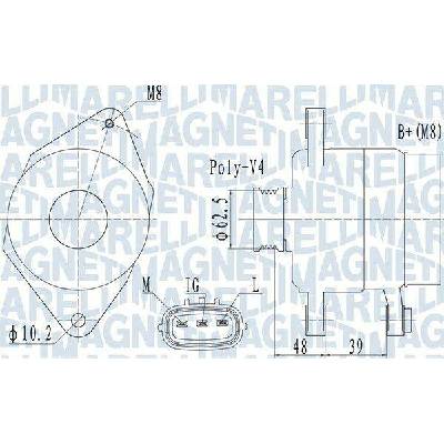 Generátor MAGNETI MARELLI 063731517010