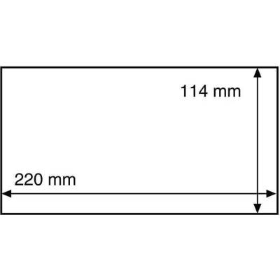 Leuchtturm HP40 - folie na prodloužené pohlednice, bankovky 220x114 mm (bal. 50 ks)