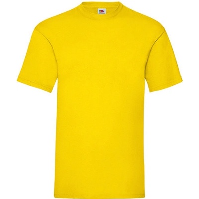 Fruit of The Loom pánske tričko yellow