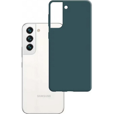 3mk Protection Калъф за Samsung Galaxy S23 Plus, термополиуретанов, 3MK Matt Case, удароустойчив, зелен