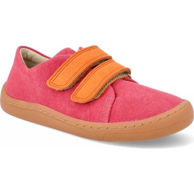 Froddo Barefoot tenisky BF Vegan Velcro Fuxia růžové – Sleviste.cz