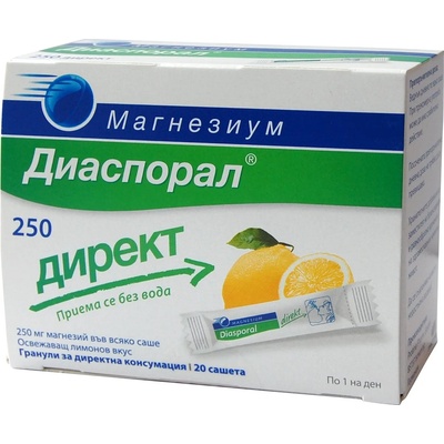 Protina Магнезиум Диаспорал Директ, 250 mg, 20 сашета, Protina