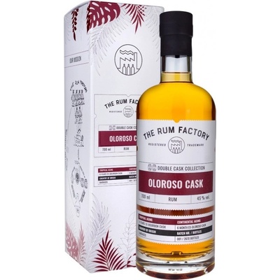 The Rum Factory Double Cask Collection Oloroso Cask 45% 0,7 l (kartón)