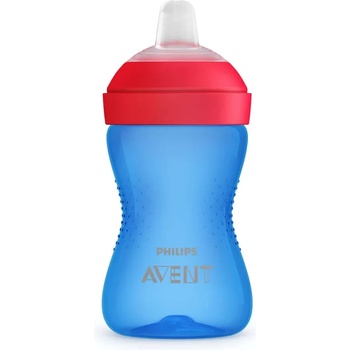 Image 1 of Philips Неразливаща се чаша с мек накрайник Philips Avent - Синя, 300 ml (00A.0526.001)