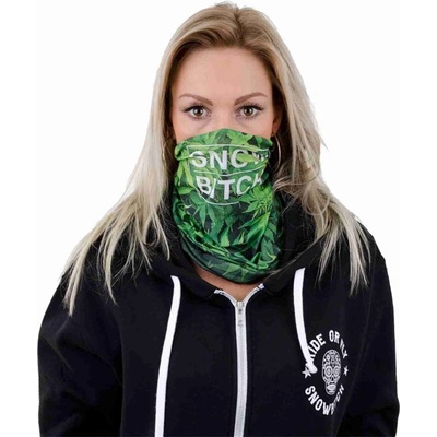 Snowbitch nákrčník Ganja green