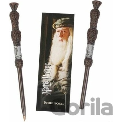 The Noble Collection Pero v tvare čarodejníckeho prútika a záložka, 2-dielna súprava (Albus Dumbledore) (100355765)