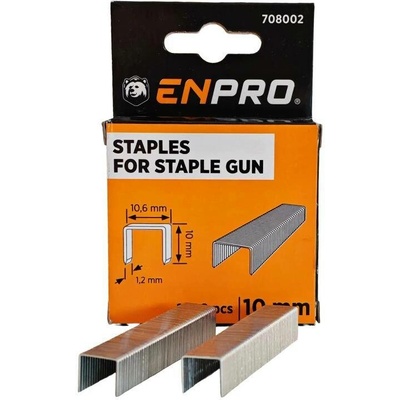 Sponky EXTRA, 10 mm, 1000 ks, ENPRO