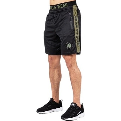 Gorilla Wear pánské šortky Atlanta černá/zelená
