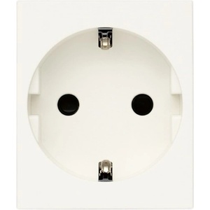 Vimar 30208. B Контакт Schuko SICURY Linea, 2P+E 16A 250 V~, с детска защита, 2М, White, (VM30208.B)
