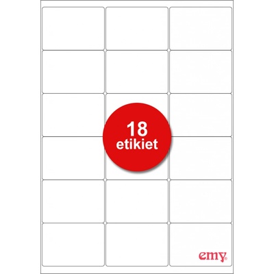 Print etikety 68x46.8mm biele