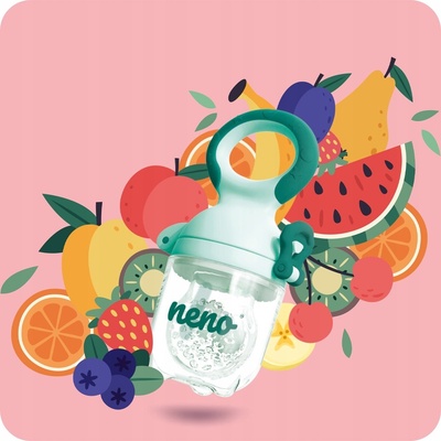 Neno kousátko pro krmení plast zelená
