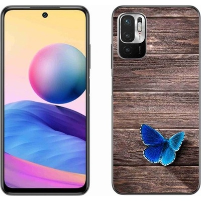 Pouzdro mmCase Gelové Xiaomi Poco M3 Pro/5G - modrý motýl 1