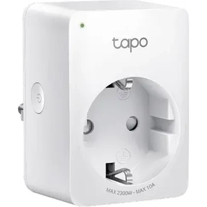 TP-Link TP LINK TAPO P100 Смарт контакт 10A, 2300W, 2.4Ghz, задаване на график, таймер (P100-1PK)