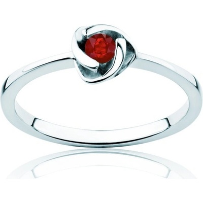 Savicki Prsteň Red Passion biele zlato rubín PI B R 00031
