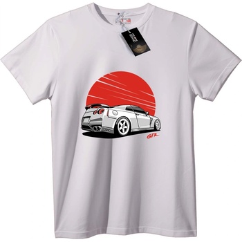 NOONEBRAND Тениска GTR залез автомобил - 2XL, Black
