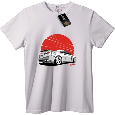 NOONEBRAND Тениска GTR залез автомобил - 2XL, Black