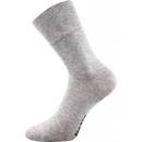 Lonka Diagram ponožky s volným lemem 3 páry šedá melé
