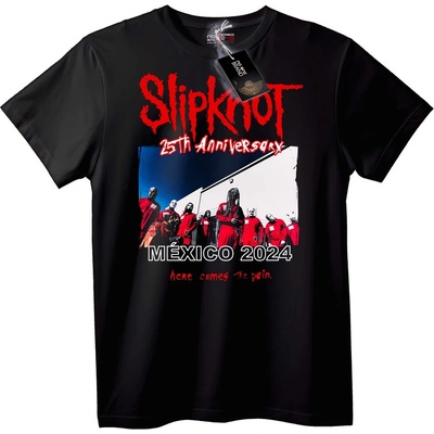 NOONEBRAND Тениска Slipknot 25-годишнина Мексико 2024 - 6XL, Black
