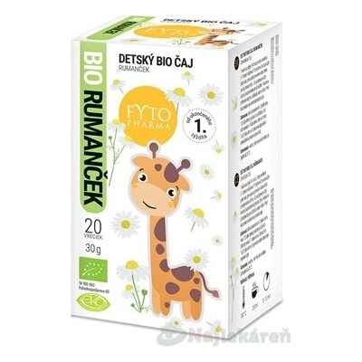 FYTO DETSKÝ BIO ČAJ RUMANČEK 30 g