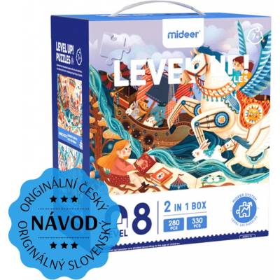 Mideer LEVEL UP! 08 Magické príbehy 2v1 280 a 330 dielov
