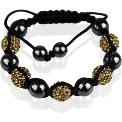 Bando náramok Crystal SF51 hnědý hnědá