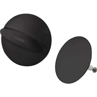 Hansgrohe Flexaplus - Vrchná sada odtokovej a prepadovej súpravy, matná čierna 58185670
