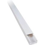 ELMARK Кабелен канал Elmark EM5623016, широчина 30 mm, височина 16 mm, дължина 2000 mm, пластмасов, бял (EM5623016)
