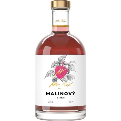 Anton Kaapl Malinový likér 22% 0,7 l (holá láhev)
