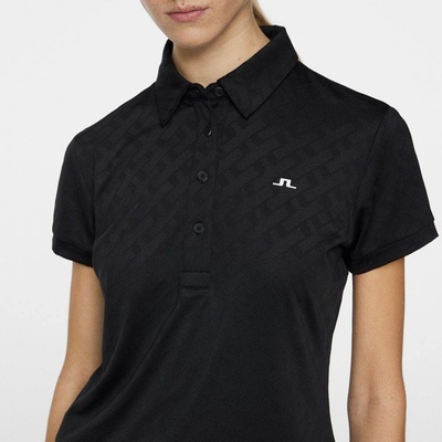 J.Lindeberg Dámska polokošeľa Alaya Jacquard Polo čierna