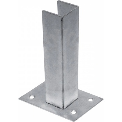 Kotevní patka na jeklový sloupek 60x60mm, ZN
