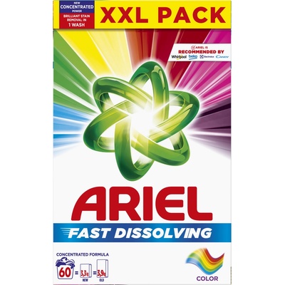 Ariel Fast Dissolving prášek Color 3,3 kg 60 PD