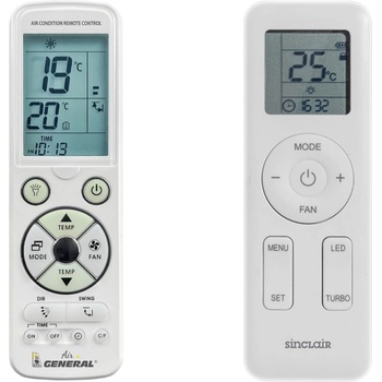 General Sinclair asv-25bs, asv-35bs - луксозно с подсветка дистанционно управление (asv-25bs, asv-35bs)