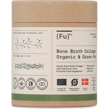 Functional Future ApS Premium Nordic Beef Bone Broth Collagen & Hyaluronic Acid Organic - 300 капсули